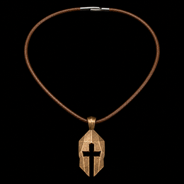 Brown Leather Necklace