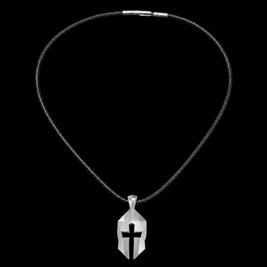Black Leather Necklace alternate view