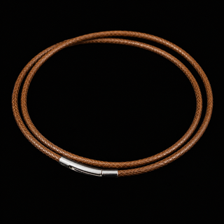 Brown Leather Necklace
