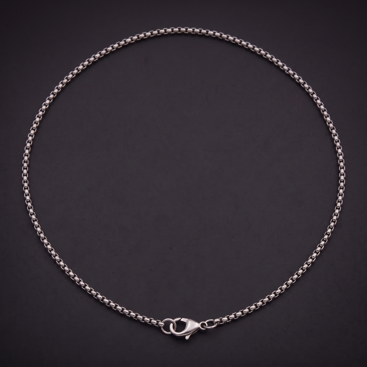 Steel Box Chain Necklace